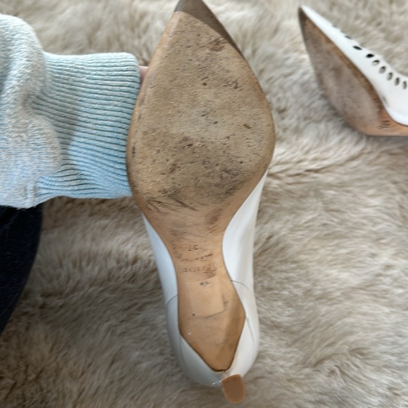 White Dior Verso 10cm Pumps size 37 - Picture 5 of 11